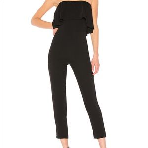 Revolve black strapless jumpsuit! Super cute!